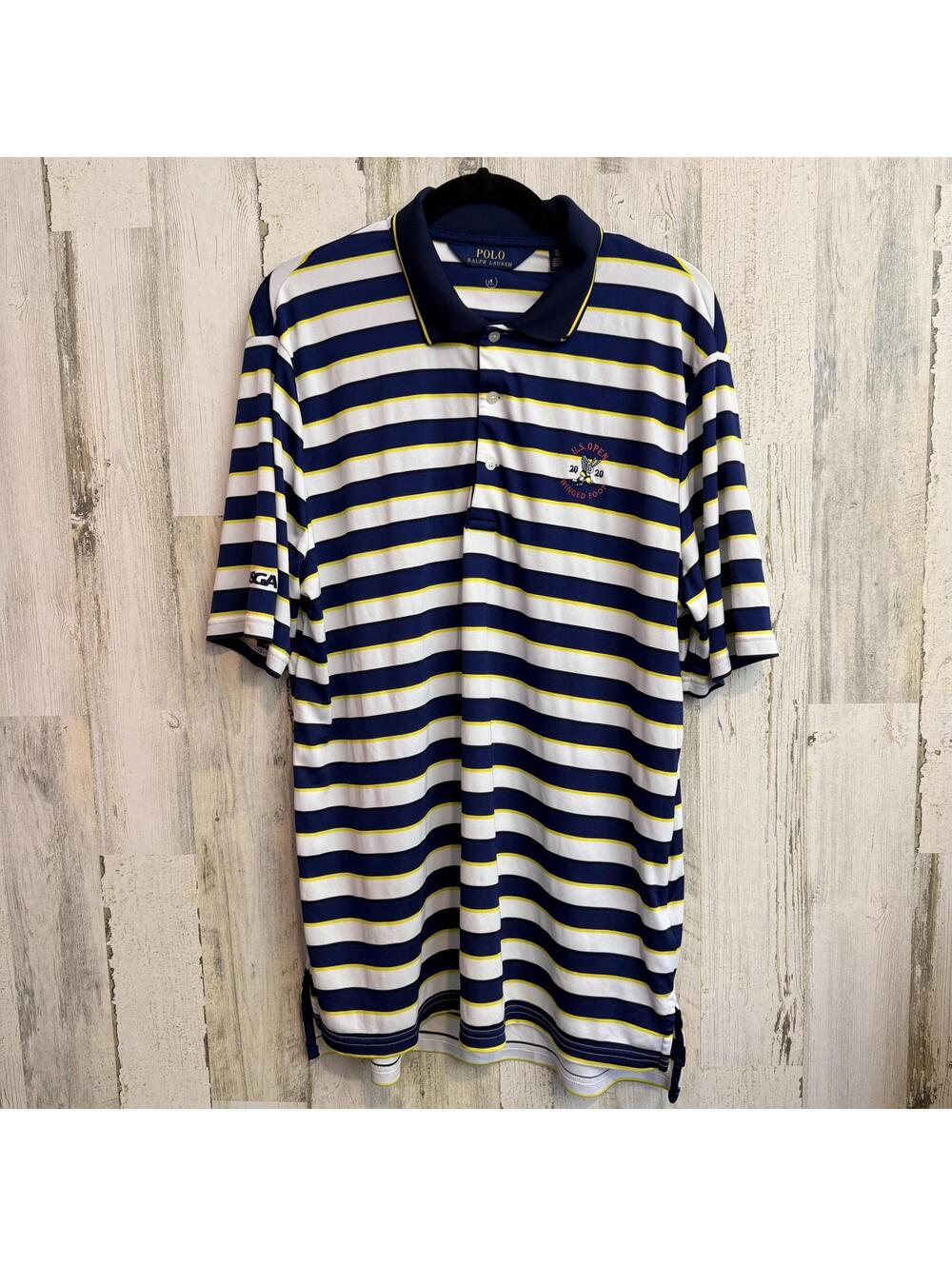 Polo Ralph Lauren Men's XL US Open Golf Striped Polo